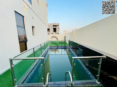 Villa for sale opposite a garden, including registration fees, electricity, water and air conditioning.