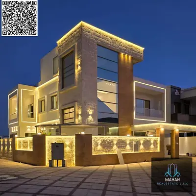 uxury Corner Villa – Al Yasmeen ✨ 📍 Ajman – Al Yasmeen 🏡 Plot: 4000 sq.ft. | Buil