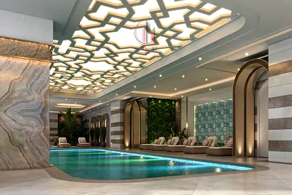 Furnished 2BR + Maidroom  with Sea View | High ROI | Al Faradis Tower – Al Mamzar, Sharjah