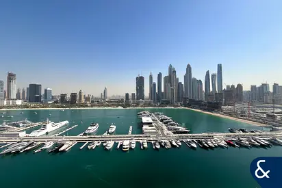 Brand New | Full Marina View | Unfurnished