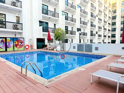 Full Furnished..!! Dewa Free Studio with Balcony, Five Star Amenities in 4-Cheques
