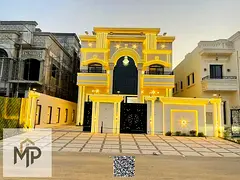 The most luxurious villas in Ajman with a sophisticated classic design, two floors + roof, at a pric