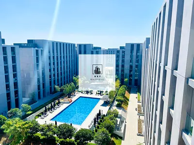 Spacious luxurious 1bhk apartment with 2 bathrooms with balcom swimming pool view