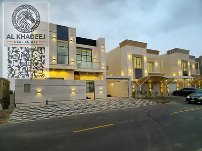 بدون رسوم تسجيل فرصة مميزة لامتلاك فيلا حديثة بتصميم مودرن وتشطيب راقٍ  بمنطقة الحليو بجوار طريق محمد بن زايد