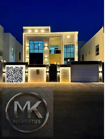 The Brand New Ready Luxury Design 2 villas togather for sale in Al Yasmeen garden Ajman.