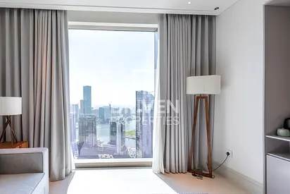 Prime High Floor Apt | Furnished | Canal View