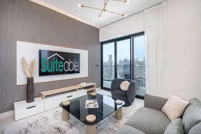 2BR | Binghatti Canal | Burj Khalifa & Canal Views | Work-Friendly | All Bills Included