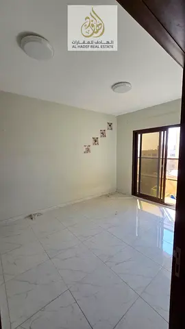For rent in Ajman, a spacious and well-maintained apartment ideal for families, located in Al Rawda 1, close to Al Hamidiya Police Station, offering a