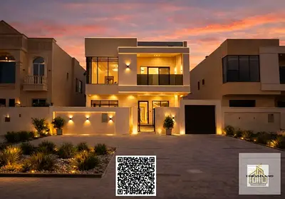 فرصه ذهبية لامتلاك فيلا طابقين وروف بتصميم اوروبى تشطيب VIP بسعر مغرى موقع مميز قريب جميع الخدمات وشارع الشيخ محمد بن زايد تملك حر
