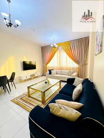 الشارقة - التعاون - شقة سوبر ديلوكس غرفة وصالة مساحه كبيرة ومطبخ مجهز بالكامل و 2 حمام