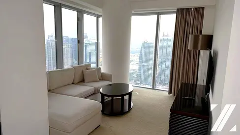 High Floor | 1BHK with Marina View | Multiple Cheques