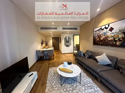 Furnished apartment with three rooms and a hotel hall in Al-Tirhab, next to the Pullman Al-Taawun H