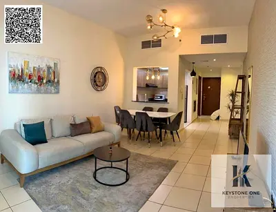 شقة مفروشة 2BHK للإيجار – أبراج عجمان ون، رشيدية 3، عجمان