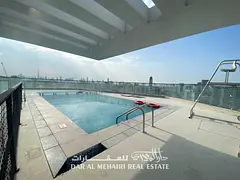 WATER CANAL VIEW BRAND NEW BUILDING 2 B/R ROOM GYM/POOL/GARDEN