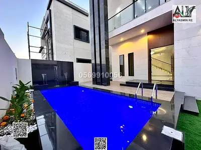 تملك فيلا على شارع الشيخ محمد بن زايد شامل رسوم التسجيل