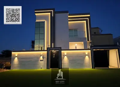Al Zahia, behind Emirates Towers on Sheikh Mohammed Bin Zayed Road. 5 master bedrooms, majlis, 2 living rooms, maid's room, large setback in front of the villa, main street, freehold ownership for all