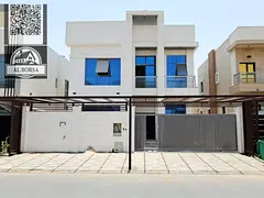 For sale in Al Yasmin, a villa including electricity, water, and air conditioning, five master bedro