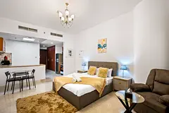 4500 including bills Fully Furnished studio apartment with balcony