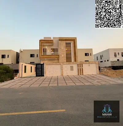 Brand new villa for sale n Ajman Al helio 4 master bedroom hall majlis and maid room and kitchen