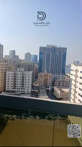 – شقة غرفتين وصالة للبيع في ابراج اللؤلؤه – برج A1