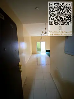 1BHK apartment with large space in Al Nuaimiya – family residence – annual rent in Ajman – clo