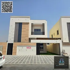 Luxurious 5-Bedroom 1st Row Villa for Sale | Al Bahia – Ajman | Freehold ✨