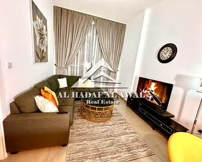 One bedroom hall in Al Mamsha comfortable layout good finishing prime location close to all services monthly rent including internet security