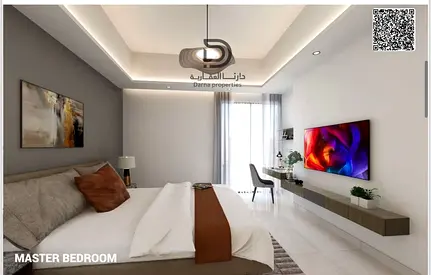 بمقدم فقط 34 الف تملك شقة غرفتين وصالة بمساحة كبيرة 1405 قدم مربع وبتشطيبات حديثة للشقة في برج جديد بمنطقة النعيمية 1 موقع مميز جدا وكل الخدمات متاحه من مستشفيات ومدارس ومراكز التسوق