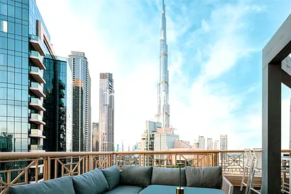 Burj View | Private Terrace | Fully Upgraded