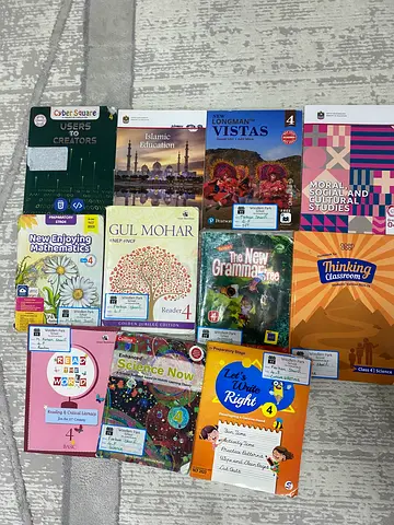 Academic year 4 books cbse Woodlem park school all books