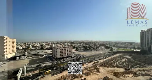 شقة غرفتين نوم بإطلالة مفتوحة، الدفع نقداً بالكامل.