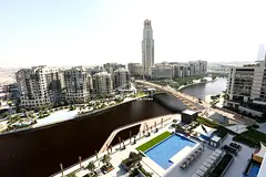 Front Corner 3BR + Maid | Canal and lagoon View
