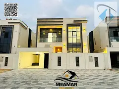 One of Ajman's most luxurious villas for sale in a prime location, including registration and ow