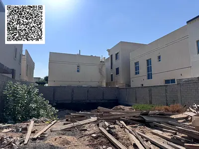 Land for sale in Ajman, Al Ulya area. Residential villas. Prime location near the citizens' area (Al Raqaib). Registration fees included. Building per