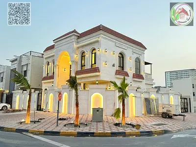 فيلا بمنطقه الحليو2 ,عجمان | تصميم كلاسيك مميز زاويه شارعين | تملك حر لجميع الجنسيات  | قريبه من المسجد وجميع الخدمات