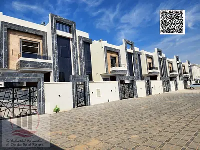 فيلا للبيع بمنطقة الزاهية  بعجمان تصميم حديث ارضى واول  وروف  (5 غرف ماستر مجلس و صالة وغرفة خادمة )