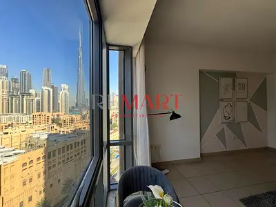 Spacious 2 Bedroom Apartment for Rent | Burj Khalifa View | Downtown Location