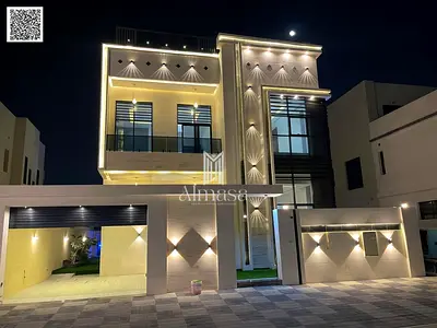 للبيع فيلا في منطقة الزاهيه تشطيب شخصي راقي تملك حر لي جميع الجنسيات تصميم عصري مميز