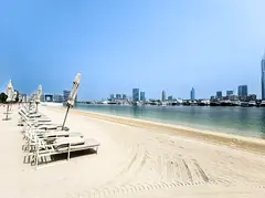 Special Offer: Sea and Palm View from 1BD apt in Beachfront
