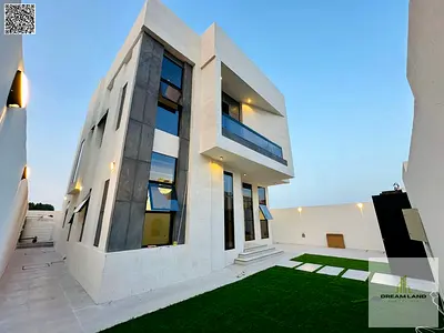 Luxury villa for sale in Al Zahia area, 5 bedrooms, living room and majlis, registration fees included, at an attractive price
