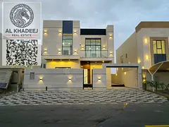 For sale: Modern corner villa opposite Al-Basateen 2 project, Al-Haliou. A modern villa with a conte