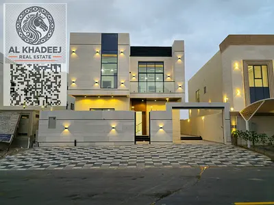 For sale: Modern corner villa opposite Al-Basateen 2 project, Al-Haliou. A modern villa with a contemporary design and high-end finishing.