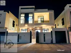 Villa for sale at ajman| al Bahia area| 5 master rooms, majlis, hall, maid room| freehold for all na
