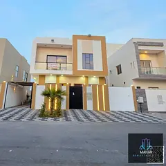 Al Zahia Two-story villa with a roof terrace 6 master bedrooms with built-in wardrobes Maid's ro