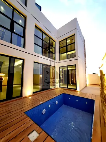 New brand with swimming pool