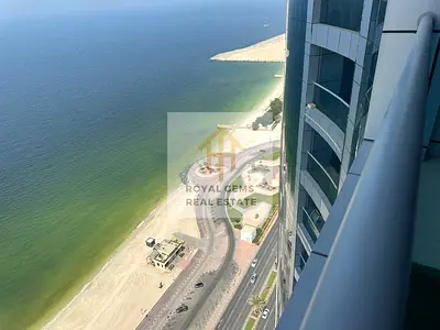 Beach Front Fully Furnished two Bedroom Apartment For Rent with GYM POOL and Parking