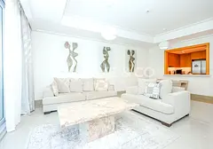 Burj and Fountain View | Balcony | Low Floor