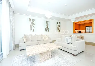 Burj and Fountain View | Balcony | Low Floor
