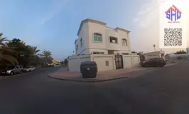 For sale, a first-inhabited villa, stone facade, corner of two streets, including water and electric
