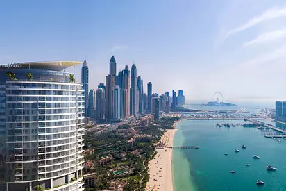 01 Series | Marina and Dubai Eye View | High Floor